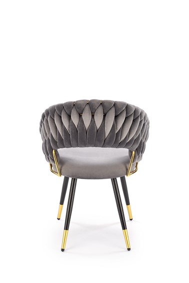 Krzesło K551 Popielaty/Czarny/Złoty