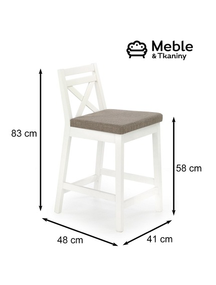 Hoker BORYS LOW Biały