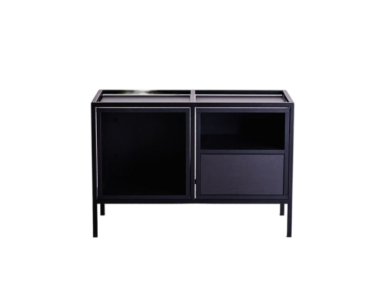 Regał Skap Black 2R1 Mix 40x88x60 Czarny