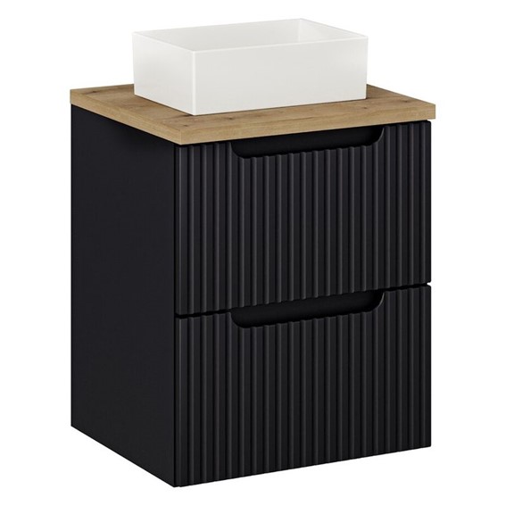 Zestaw Meblowy GAJA 50cm Dąb Wotan/Czarny Mat