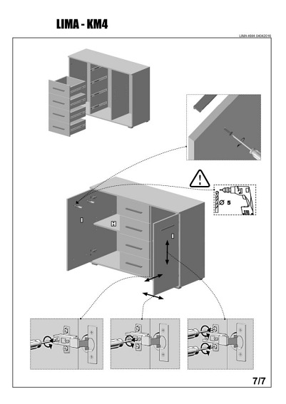 Komoda LIMA KM-4 Dąb Sonoma