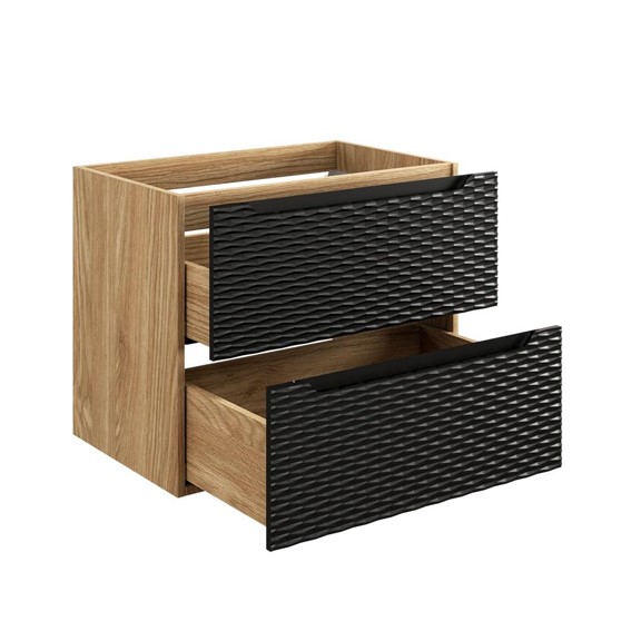 Szafka pod Umywalkę 82-70-2S Czarny