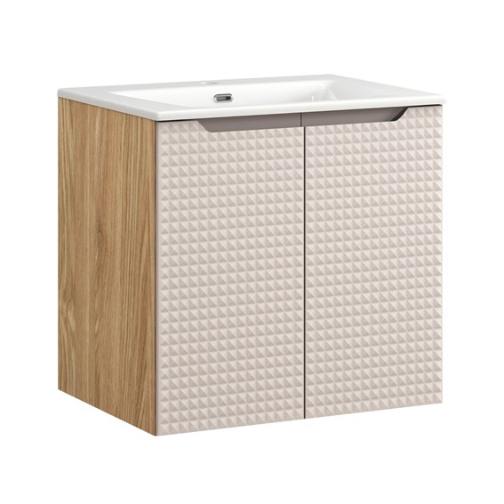 Zestaw Meblowy SKY 60cm Dąb Olejowany/Beż