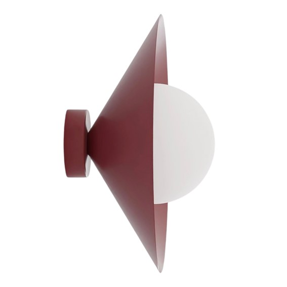 Kinkiet MONO K1S Burgundowy/Opal
