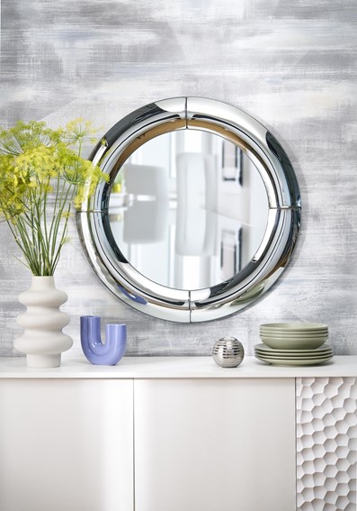 Lustro Ścienne MOON Srebrny