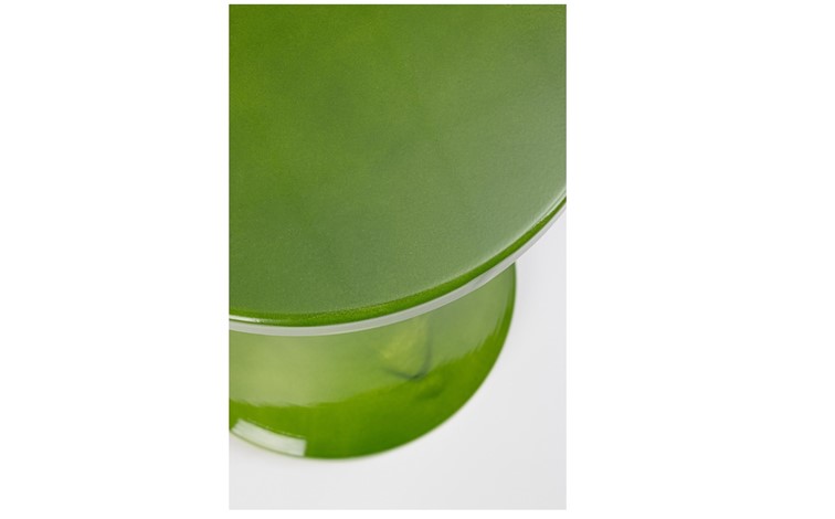 Stolik Kawowy HEDYM HOURGLASS Fi30cm Zielony