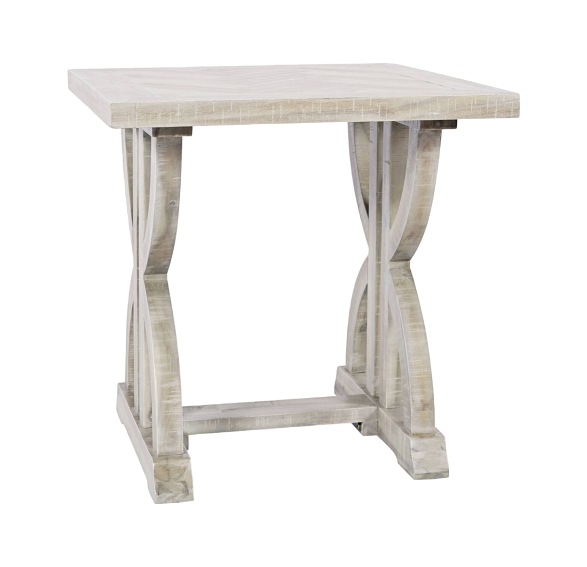 Stolik Nocny AV1934-3 Avola Ash 61x61x61 Szary