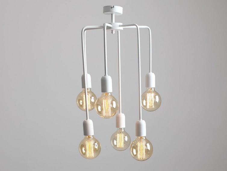 Lampa wisząca VANWERK TALL – biały