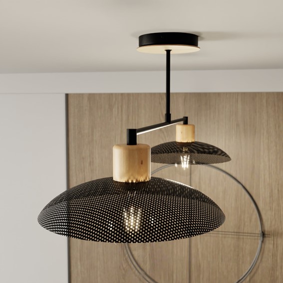 Lampa Sufitowa KOBE 2 Czarny