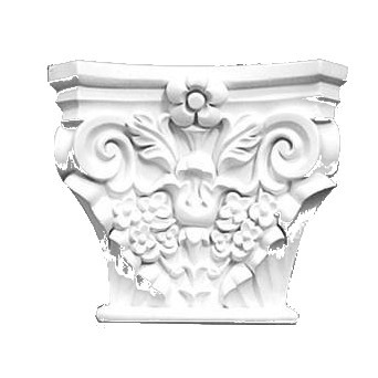 Głowica Pilastra KDS-14 25,5x29,5x8,8 cm Biały