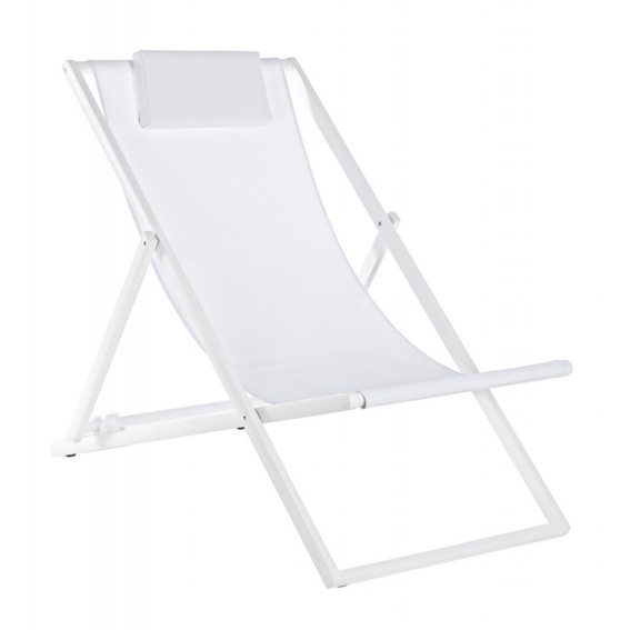 Leżak Ogrodowy TAYLOR Biały