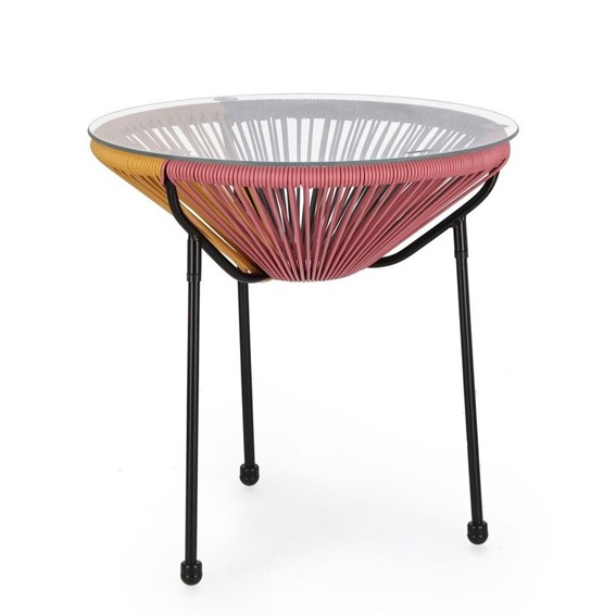 Stolik Ogrodowy PARKER Fi50cm Wielokolorowy