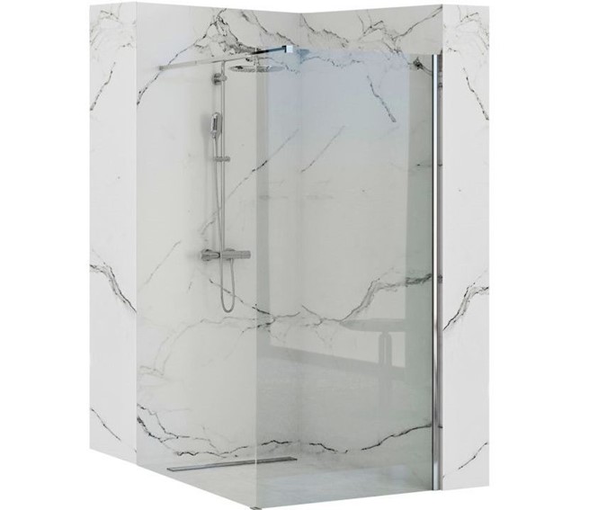 Ścianka Prysznicowa AERO "N" 90 Chrom