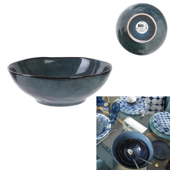 Miska Laguna L 800ml niebieska ciemna