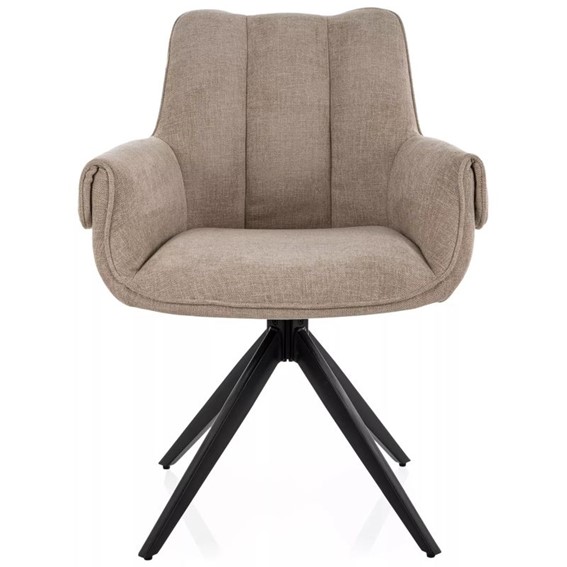 Krzesło GIO Beż/Czarny Mat