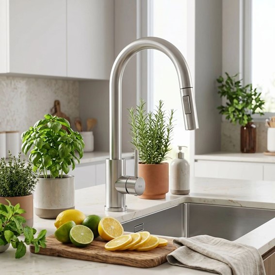 Bateria Kuchenna FRESH TOUCH Nikiel Szczotkowany