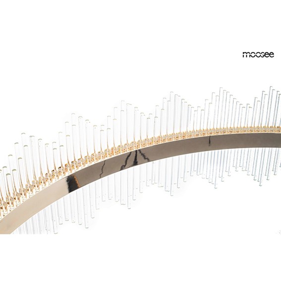 Lampa Wisząca FLORENS 120 Złoty/Transparentny