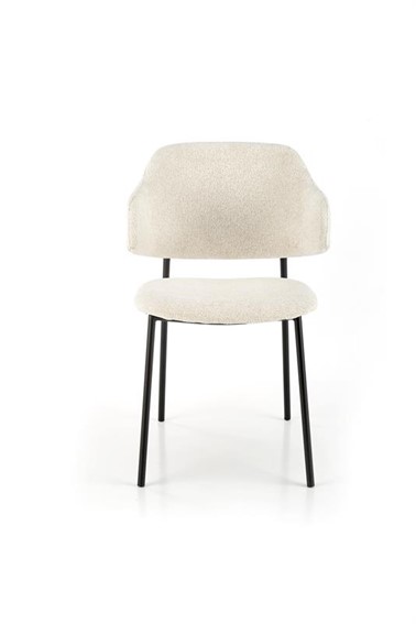 Krzesło K497 Czarny/Kremowy