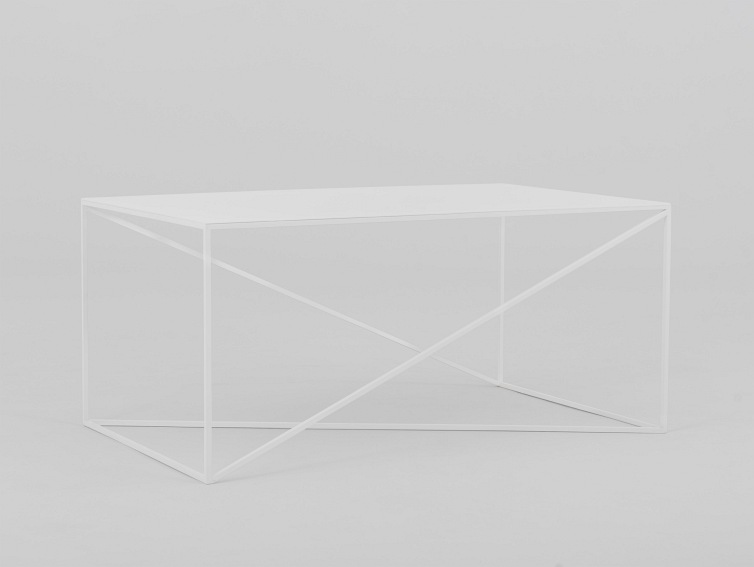 Stół Kawowy Memo Metal 100x60 Biały
