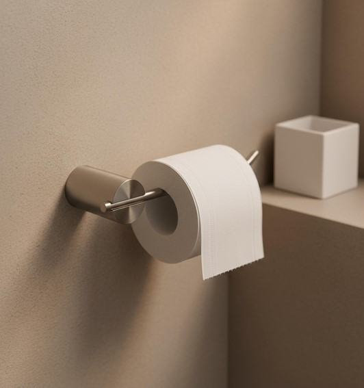 Uchwyt na Papier Toaletowy TOMI 5809 Nikiel Szczotkowana