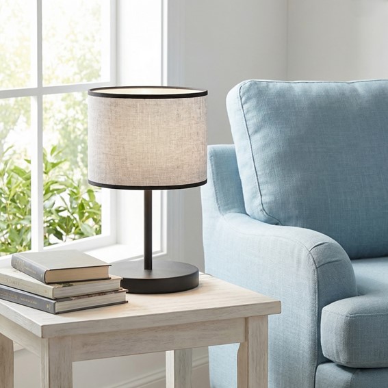 Lampa Biurkowa ECO LN1 Czarny/Szary