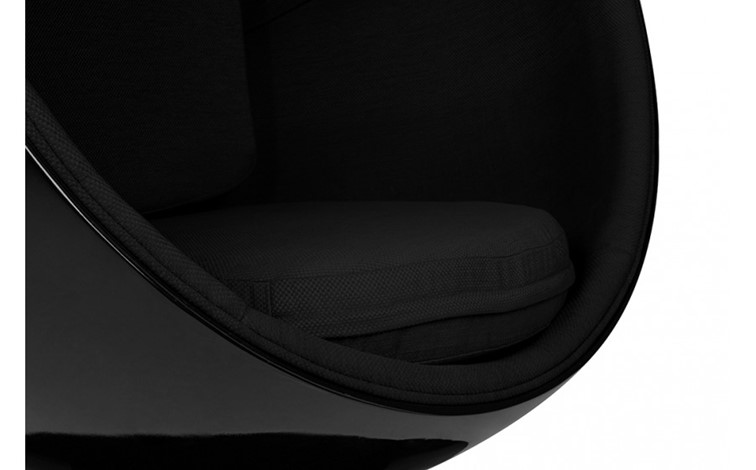 Fotel BALL BLACK Czarny