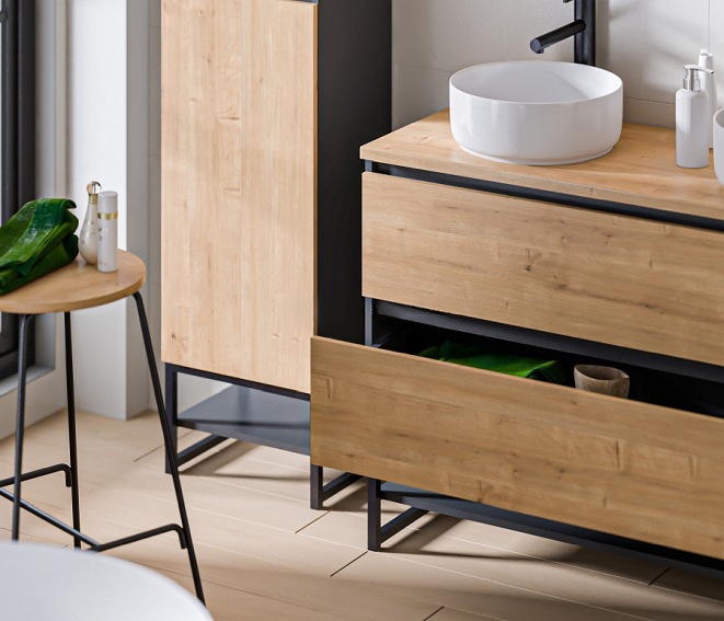 Półka Monako 881 Szara 60 cm