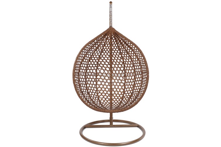 Fotel Wiszący Kokon BALI Brązowy