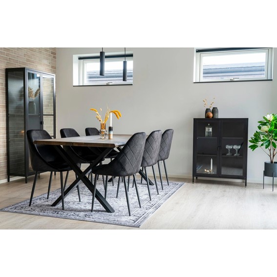 Witryna BRISBANE 80cm Czarny