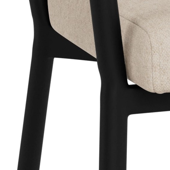 Krzesło VIVI Beżowy/Czarny