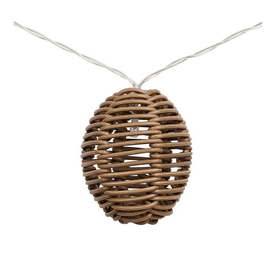 Girlanda Ogrodowa CARLISE Naturalny/Czarny