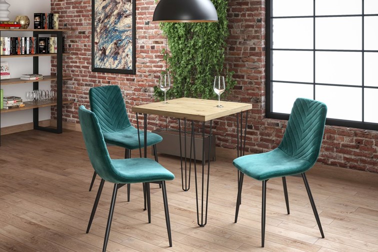 Stół ST(B)-FX 67x67 III Dąb Artisan/Czarny