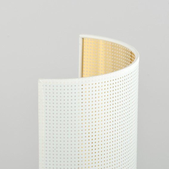 Kinkiet ASTON K1 Biały/Złoty