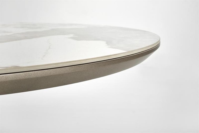 Stół Rozkładany ROBINSON (160-200)x90 Cappuccino/Beżowy Marmur