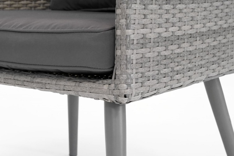 Zestaw Ogrodowy Mokka 4-Osobowy Szary