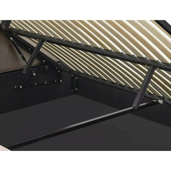 Łóżko FLORENCJA Velvet 140x200cm Ciemny Beżowy