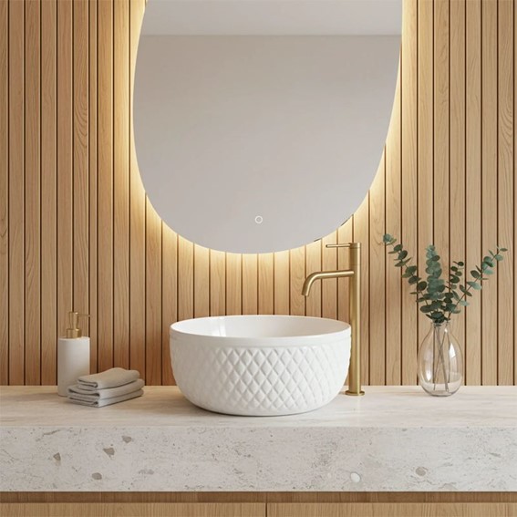 Umywalka Nablatowa GALAXY Biały