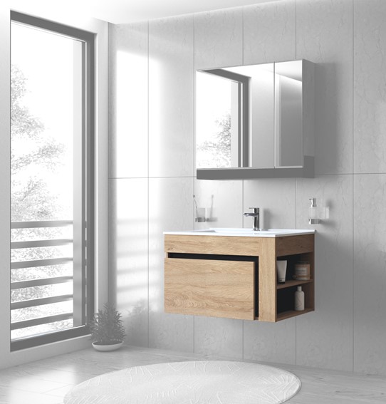 Szafka Pod Umywalkę DUESA 80/1S Dąb Złoty