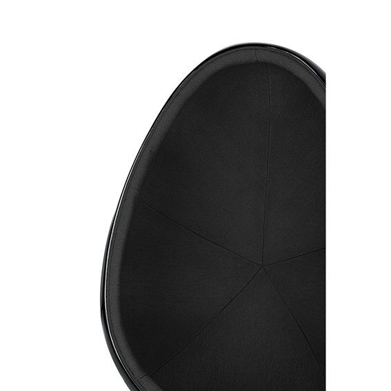 Fotel OVALIA BLACK Czarny