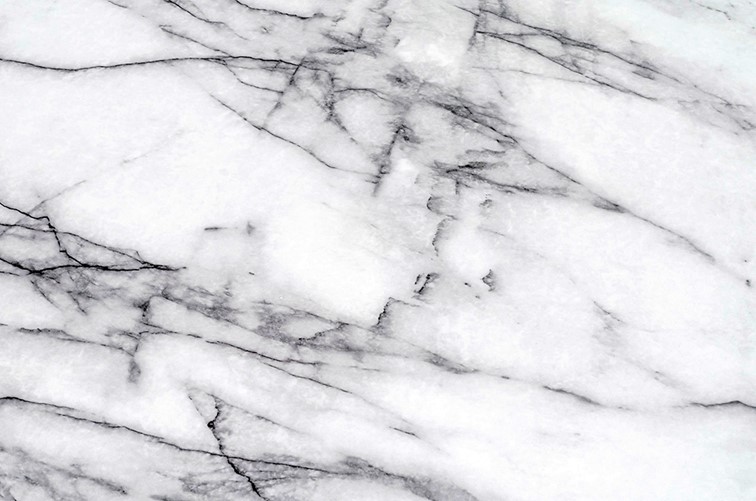 Stół CARAT fi100 Czarny/Marmur