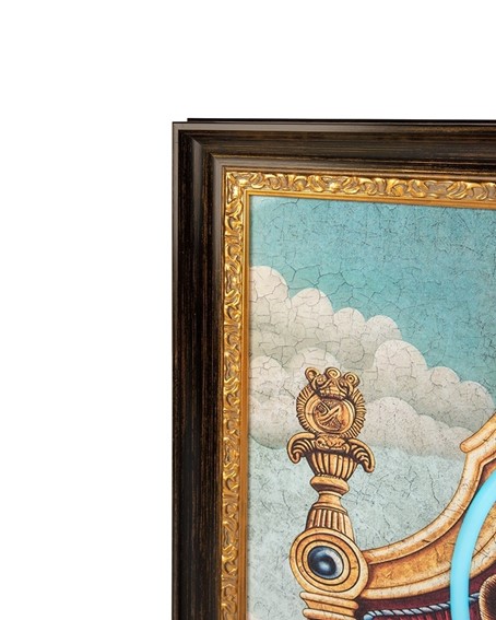 Obraz NEON BULLDOG 80x100cm