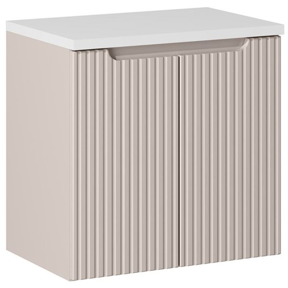 Zestaw Meblowy NOVA 60cm Kaszmirowy Mat/Biały Mat