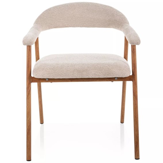 Krzesło LAGOS D Raven Beż/Dąb