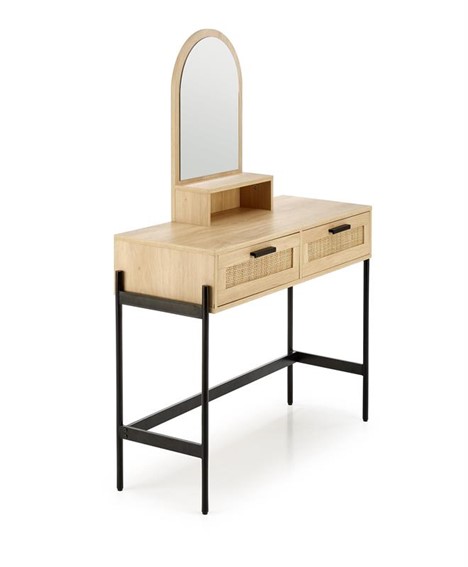 Toaletka CARMEN Czarny/Naturalny