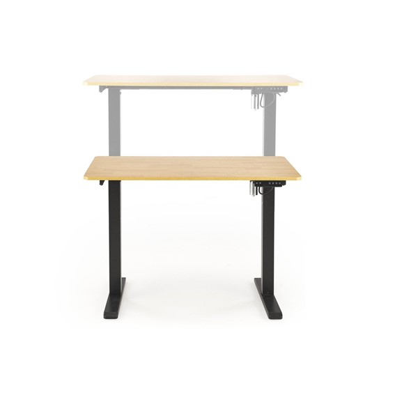 Biurko B53 Dąb Artisan/Czarny