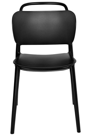 Krzesło Marie 49x54x84 Czarny/Polipropylen