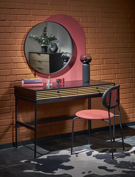 Lustro Ścienne PATINA Czarny