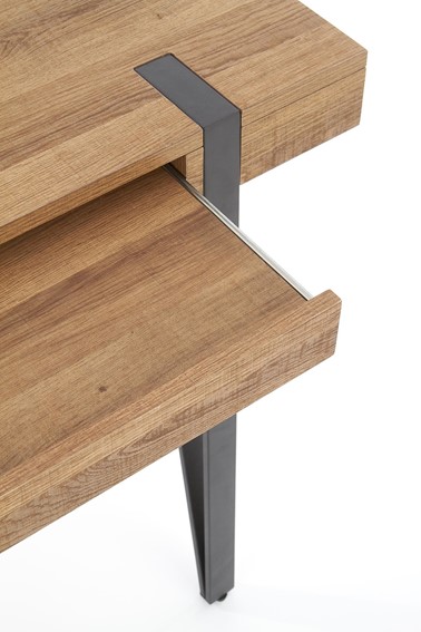 Biurko B39 Czarny/Orzech Miodowy