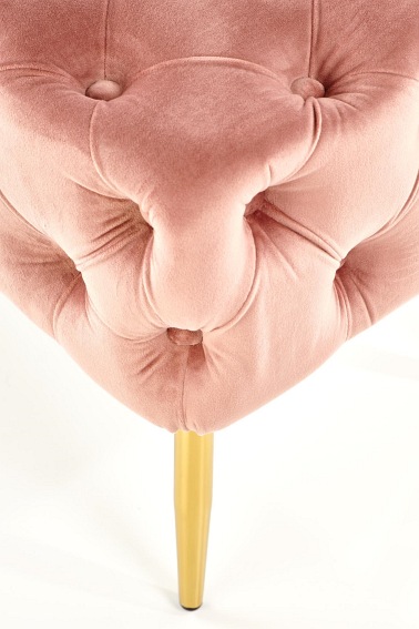 Ławka ATHENA Różowy/Złoty