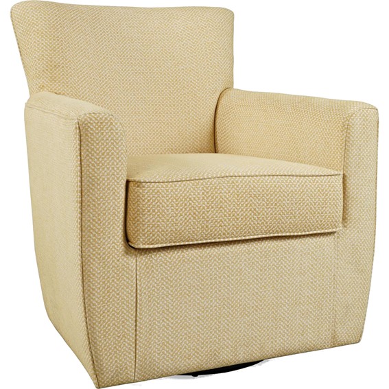 Fotel Obrotowy LEITH LET72Y Żółty